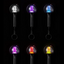 BTS OFFICIAL LIGHTSTICK NEW VERSION 4 MINI LED KEYRING