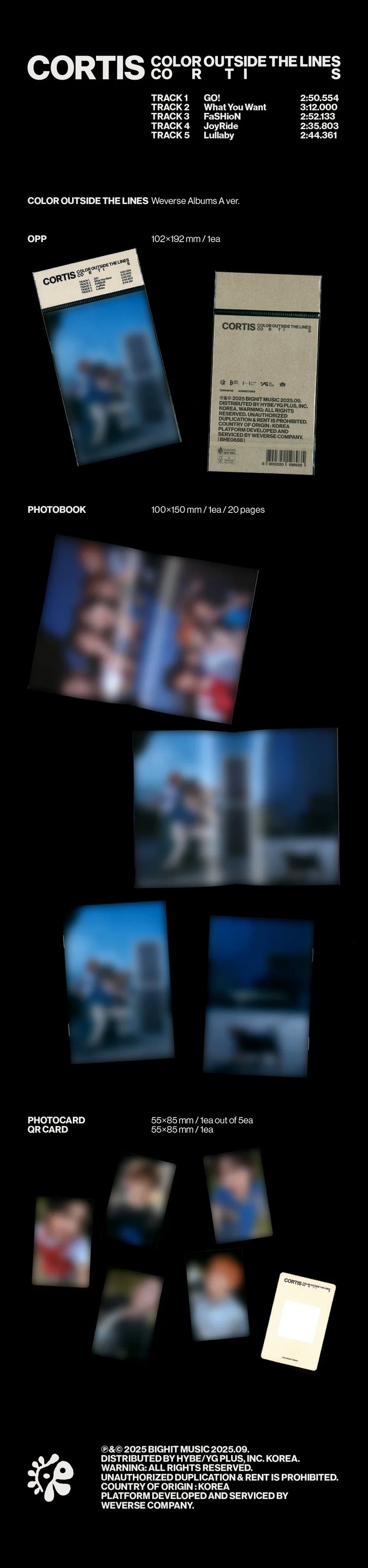 CORTIS DEBUT ALBUM [COLOR OUTSIDE THE LINE]