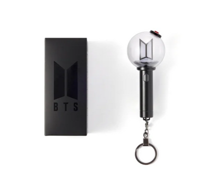 BTS OFFICIAL LIGHTSTICK NEW VERSION 4 MINI LED KEYRING