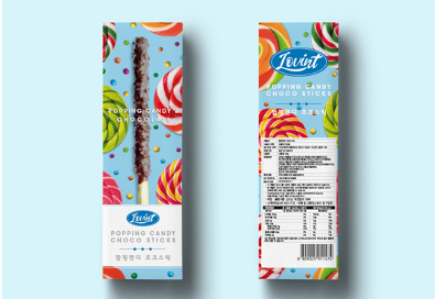 GIANT CHOCOSTICK (POPPING CANDY SWEET CRUNKY ALMOND)