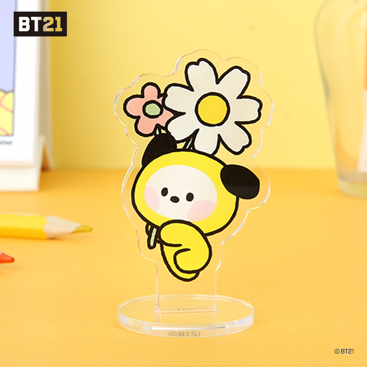 BT21 MININI ACRYLIC STAND _HAPPY FLOWER