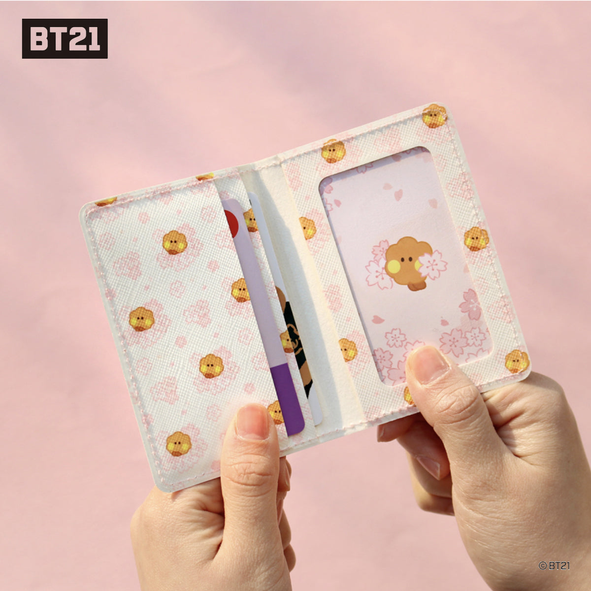 BT21 Minini Cherry Blossom Card Case