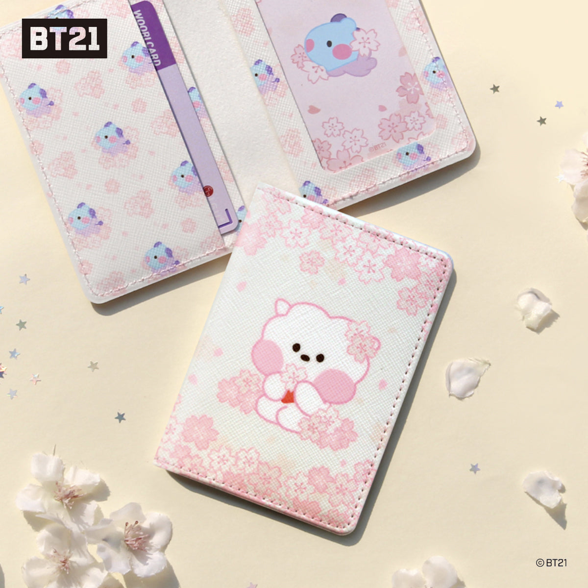BT21 Minini Cherry Blossom Card Case