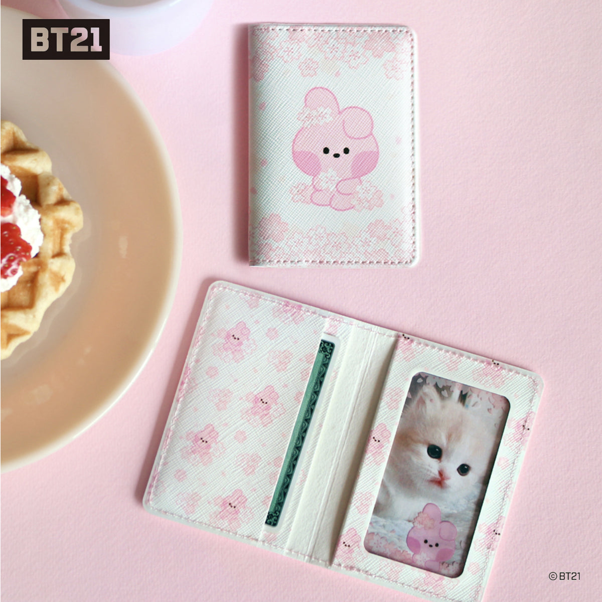 BT21 Minini Cherry Blossom Card Case