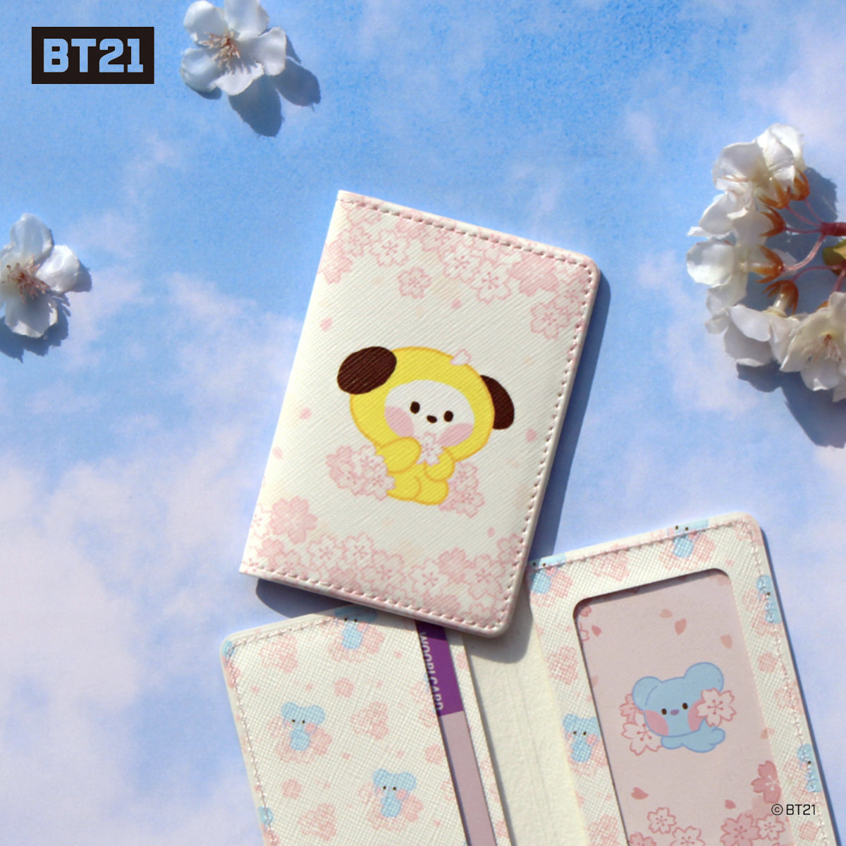 BT21 Minini Cherry Blossom Card Case