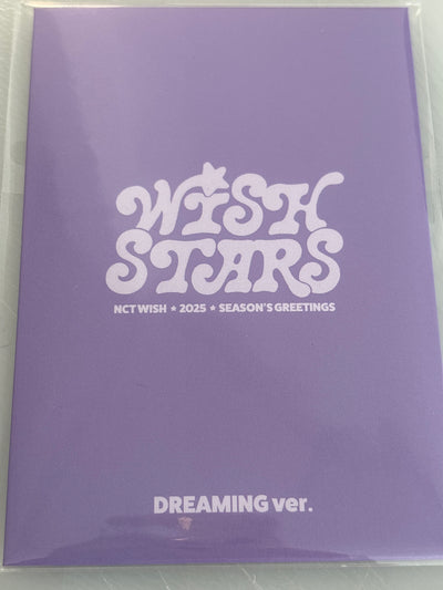 NCT wish stars 2025 season's greetings (2 versions) random trading card set