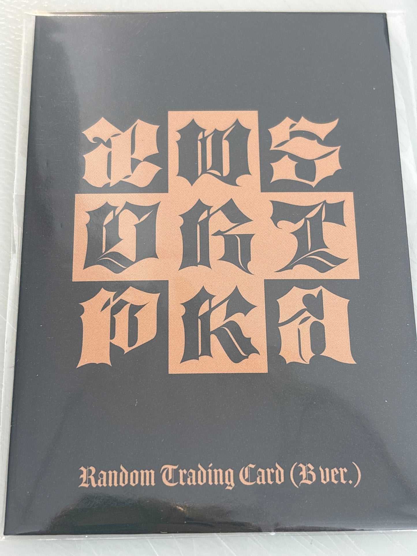 aespa dirty work random trading card(A,B version)