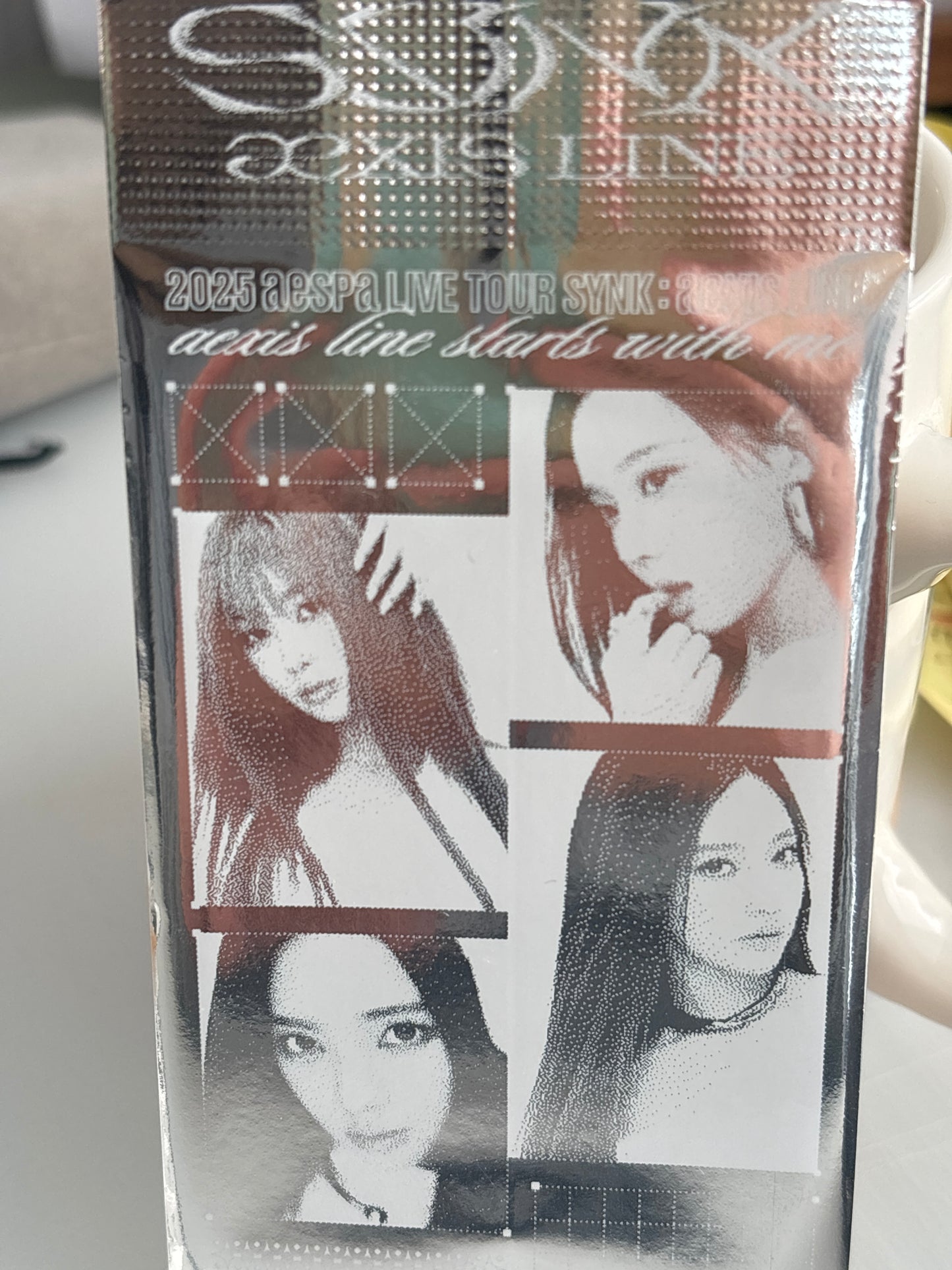 aespa 2025 live tour synk: aexis line official trading card_random 2pcs