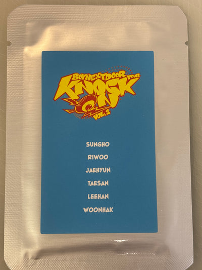boy next door [knock on] world tour vol.1 7pcs official photocards set