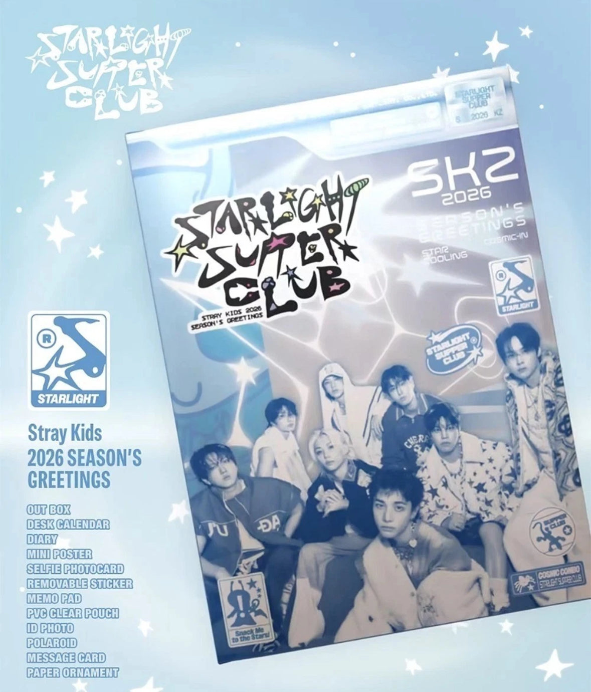 Stray Kids 2026 SEASON'S GREETINGS STARLIGHT SUPPER CLUB