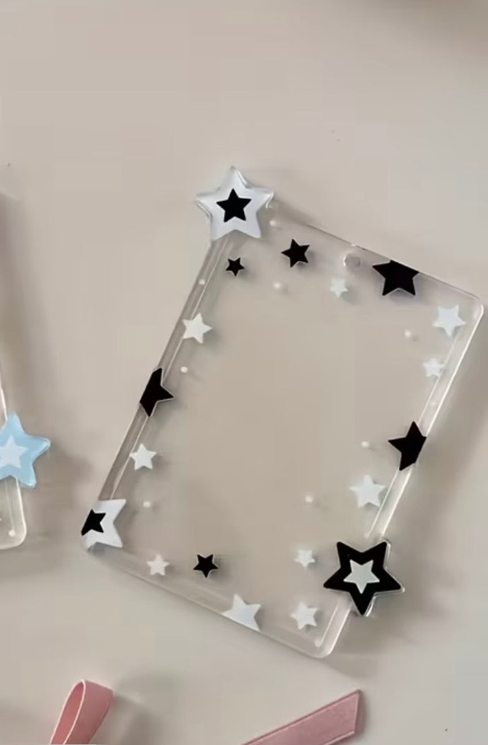 BLACK STAR PHOTOCARD HOLDER