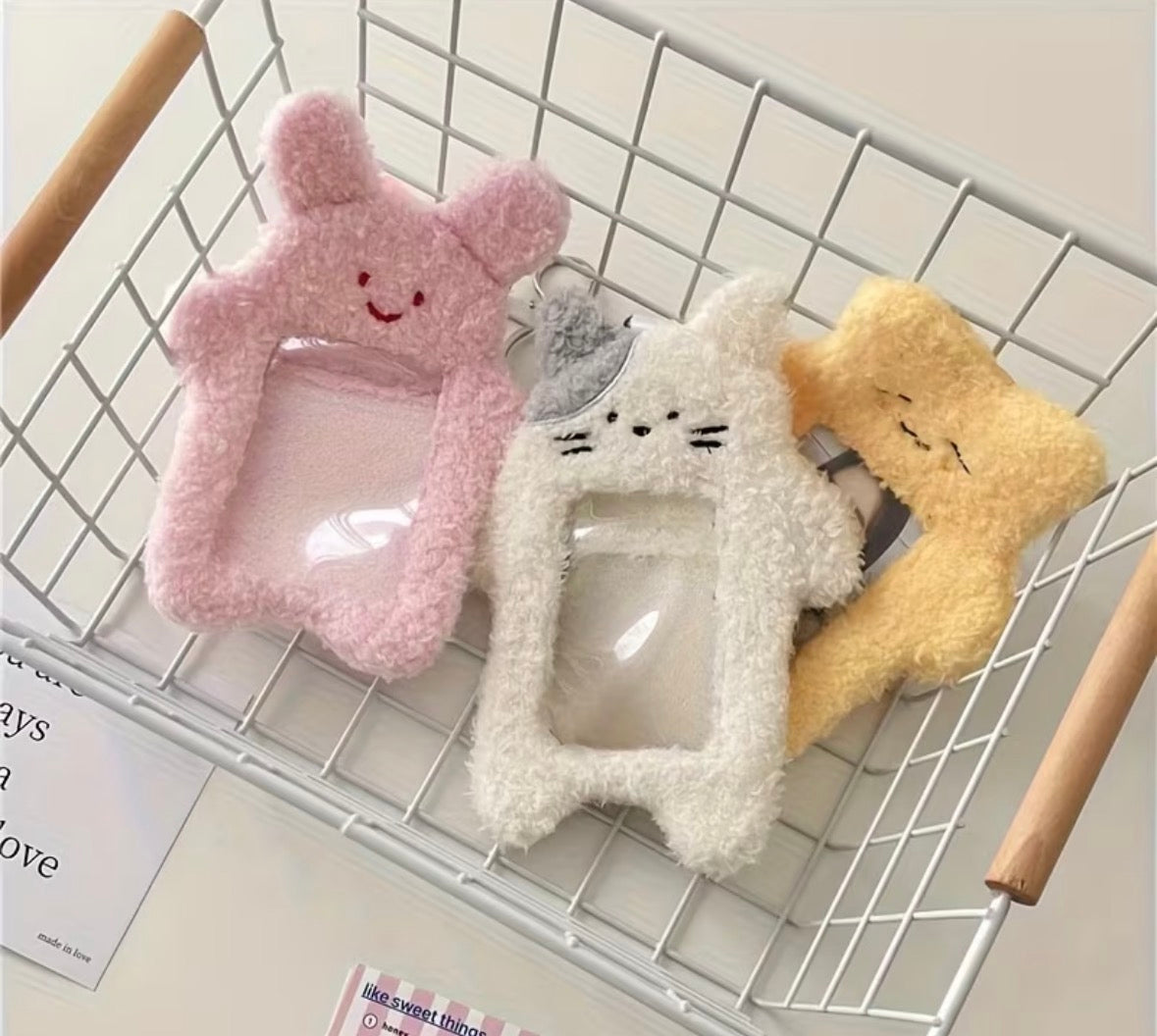 SOOO CUTE PLUSH PHOTOCARD HOLDER