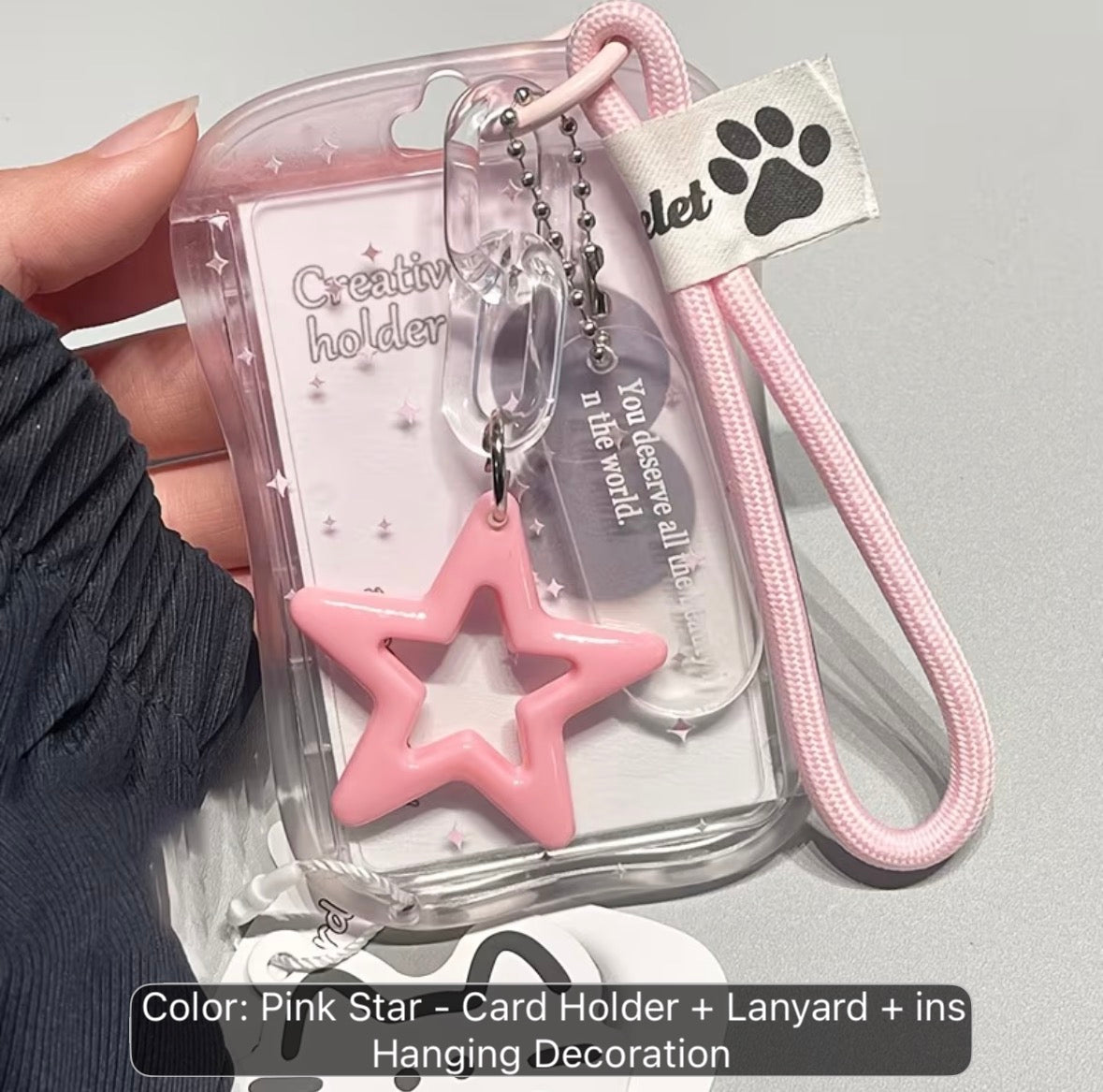 LOVELY BIG STAR PHOTOCARD HOLDER