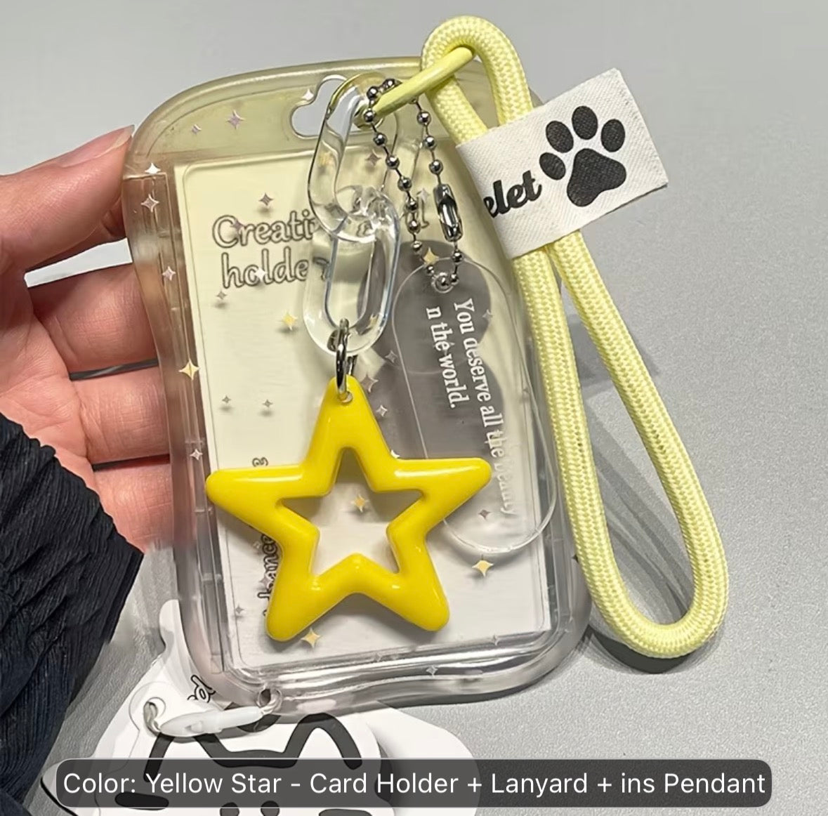 LOVELY BIG STAR PHOTOCARD HOLDER