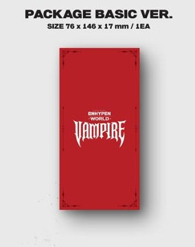 ENHYPEN_VAMPAIRE PACKAGE