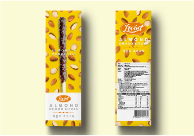 GIANT CHOCOSTICK (POPPING CANDY SWEET CRUNKY ALMOND)