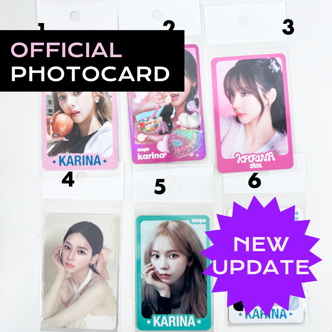 Aespa Official Photocard