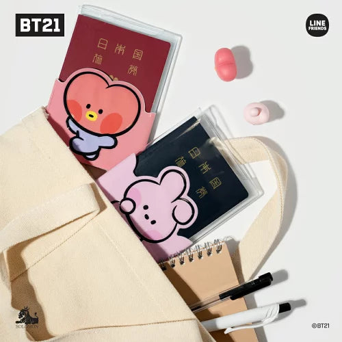 BT21 Minini passport case Line Friends