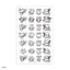 BT21 MININI TATOO STICKER_TOGETHER