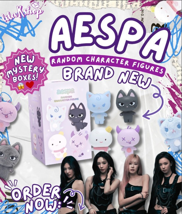 aespa character official random figure mystery box