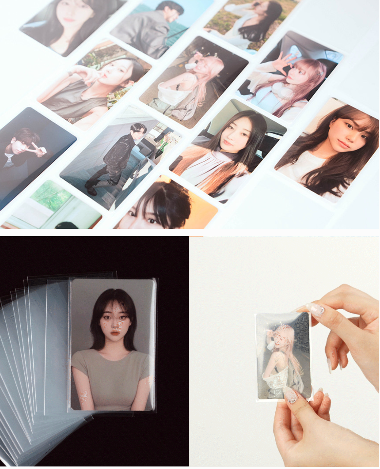 PREMIUM  HARD PHOTO CARD SLEEVE (50 SHEETS)
