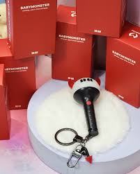 BABY MONSTER OFFICIAL LED LIGHTSTICK KEYRING