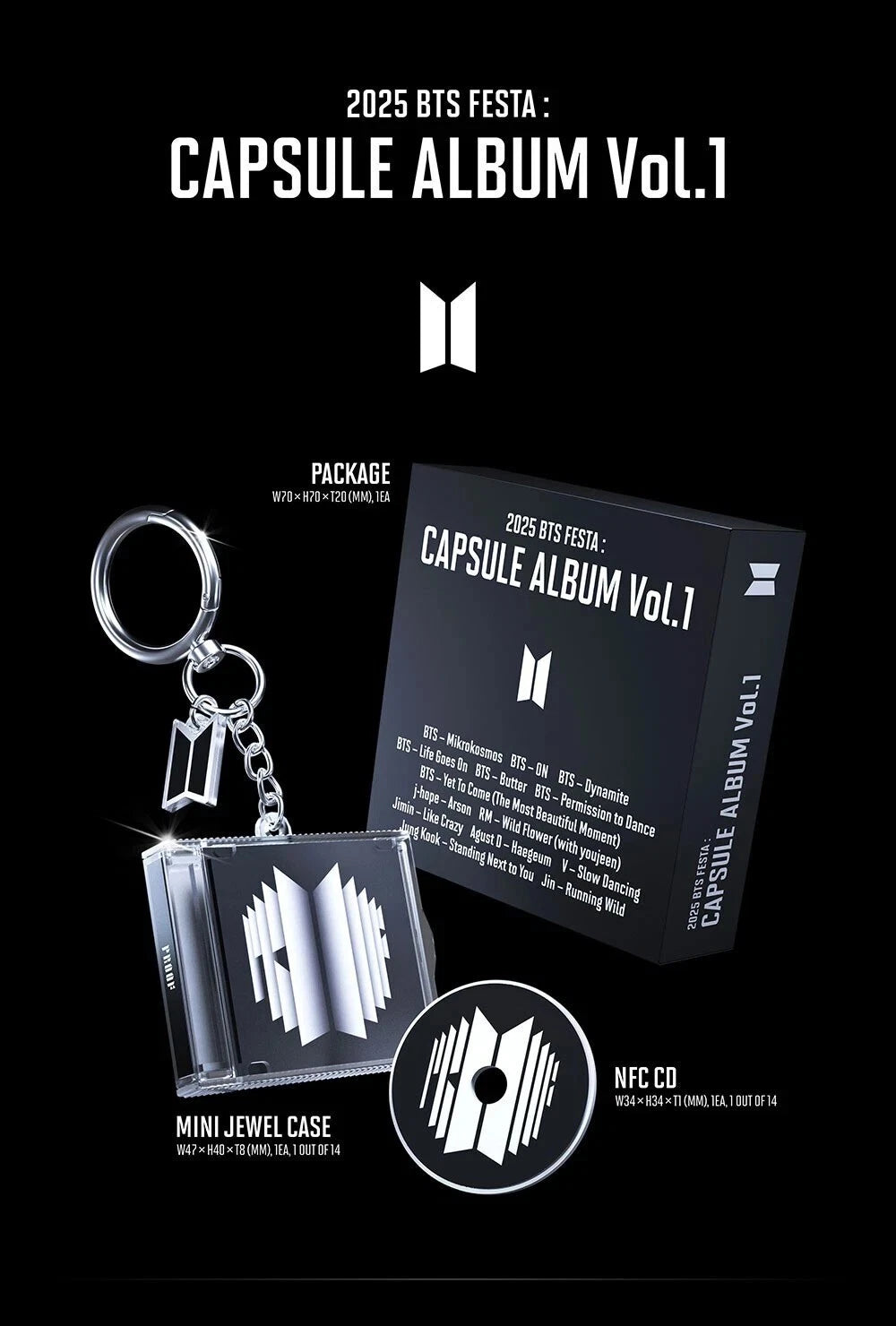 2025 BTS FESTA CAPSILE ALBUM VOL.1