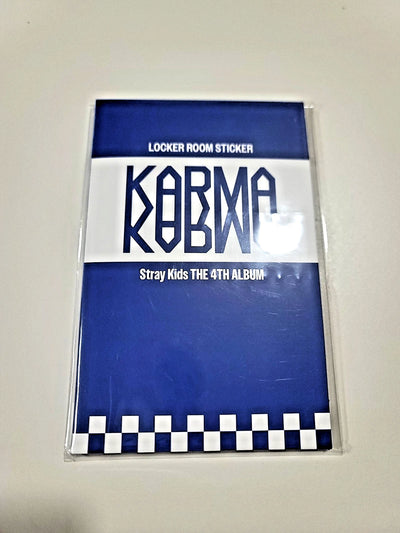 STRAY KIDS THE 4TH ALBUM POP UP KARMA LOCKER ROOM STICKER BOOK