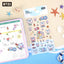 BT21 Minini Clear Sticker-Summer Sky
