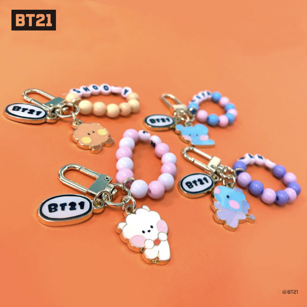 BT21 Minini Metal Key Ring