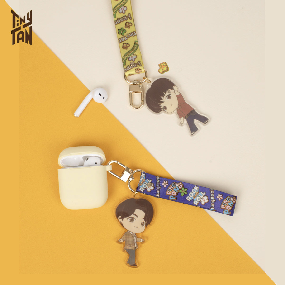 BTS TinyTAN Dynamite Acrylic Strap Key Ring