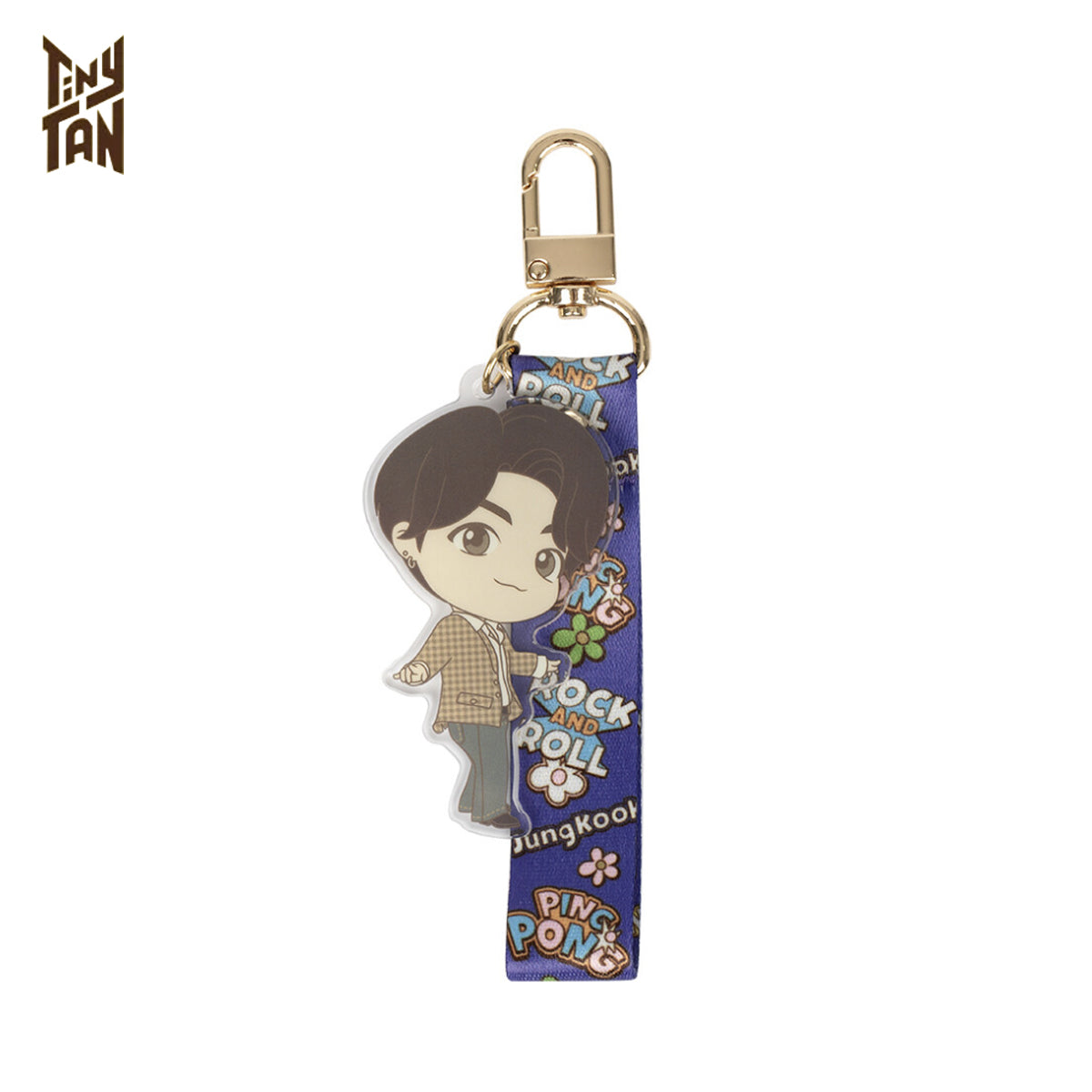 BTS TinyTAN Dynamite Acrylic Strap Key Ring